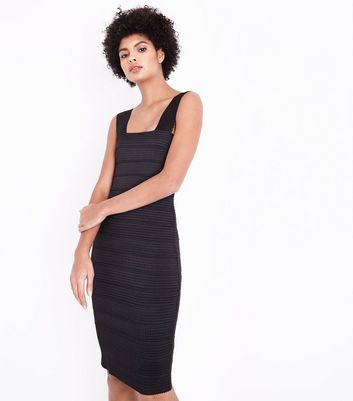 black bodycon dress new look