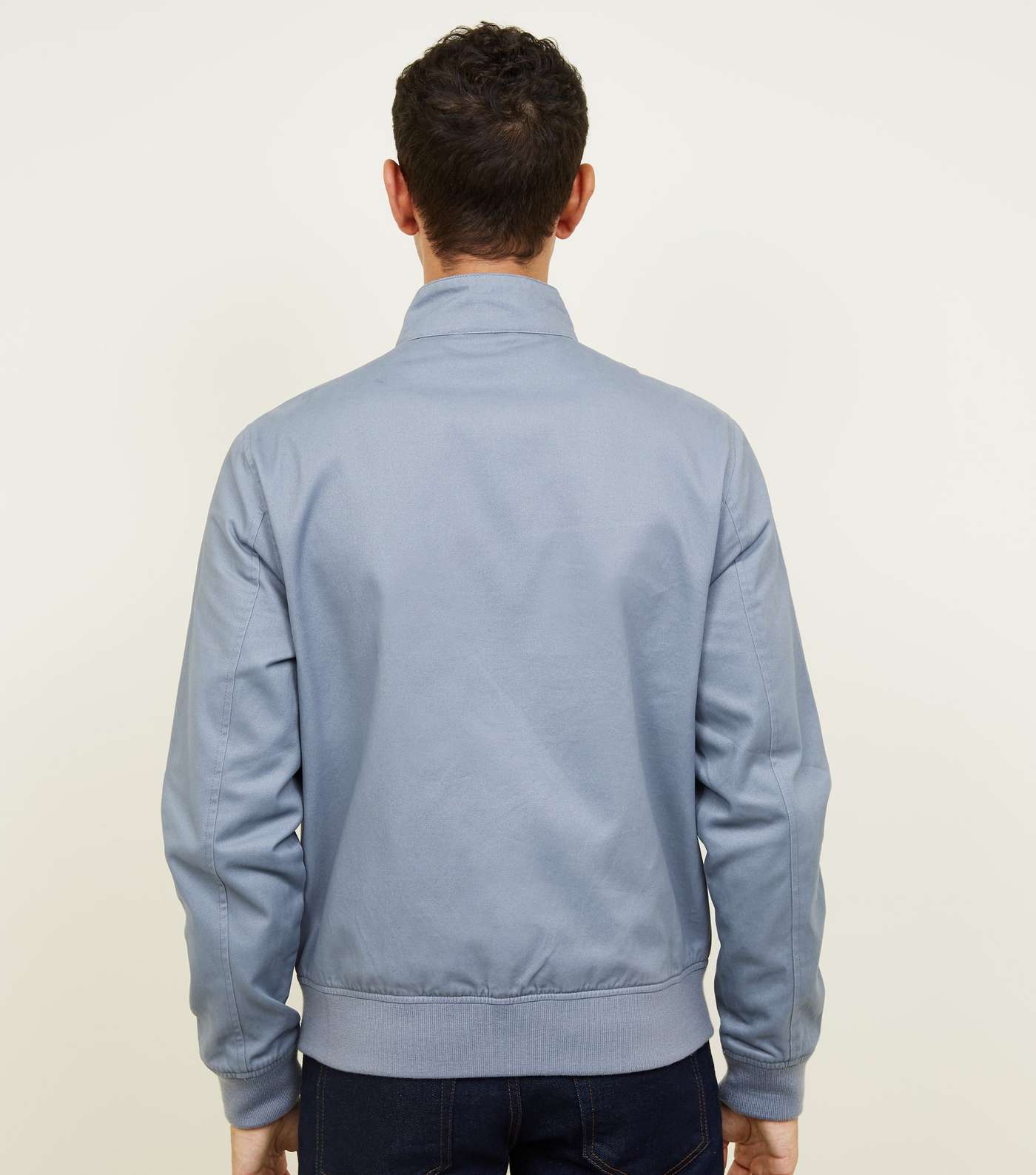 Pale Blue Harrington Jacket Image 3