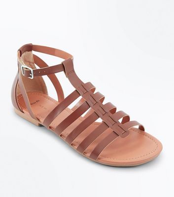 new look tan gladiator sandals