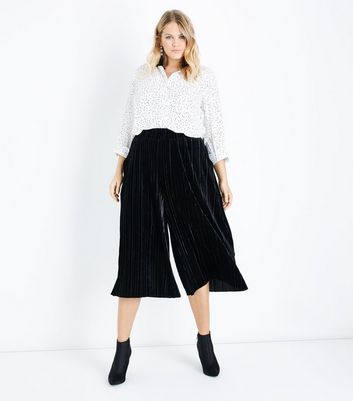 jupe culotte velours