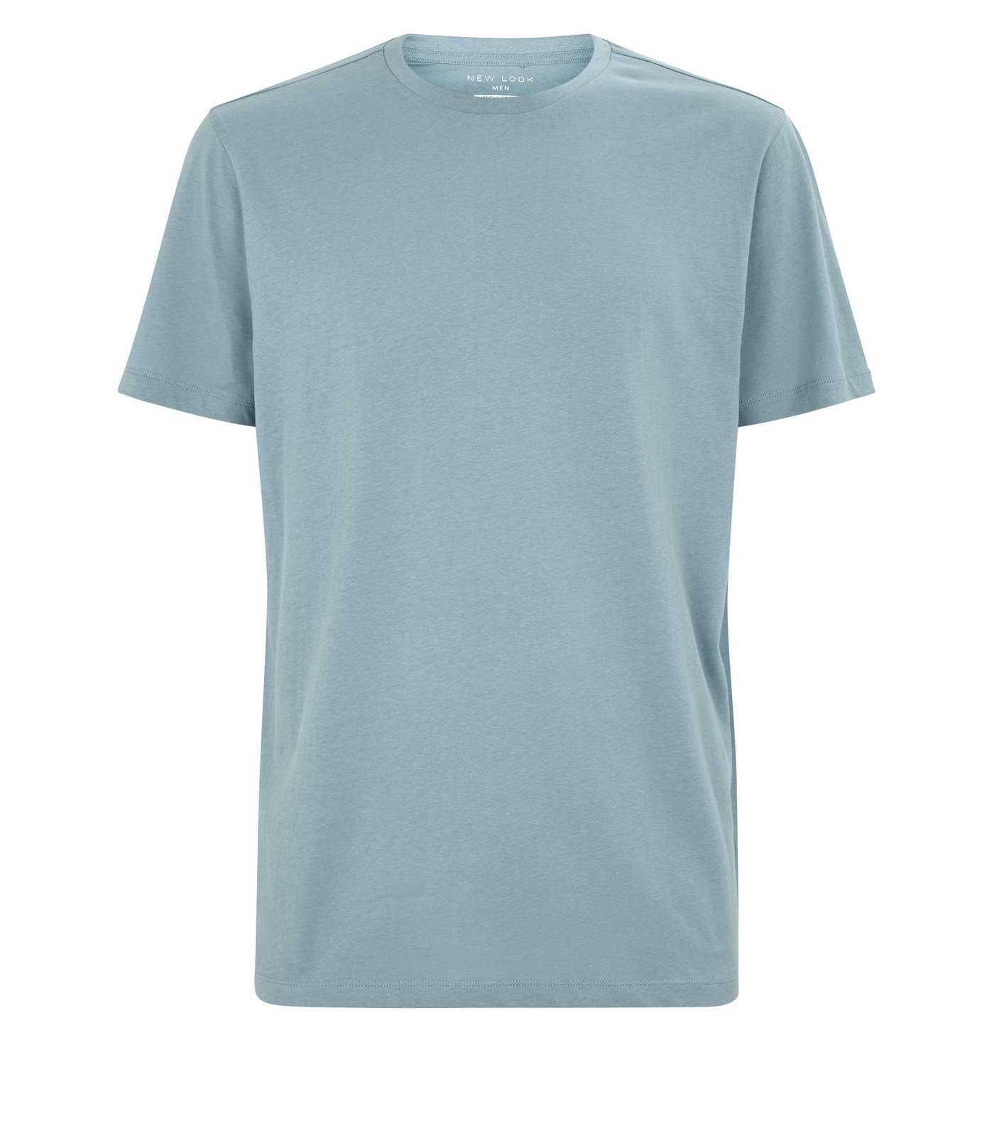 Light Blue Crew Neck T-Shirt Image 4