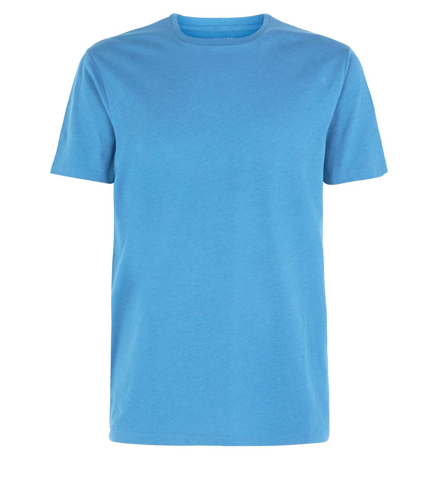 Bright Blue Crew Neck T-Shirt  Image 4