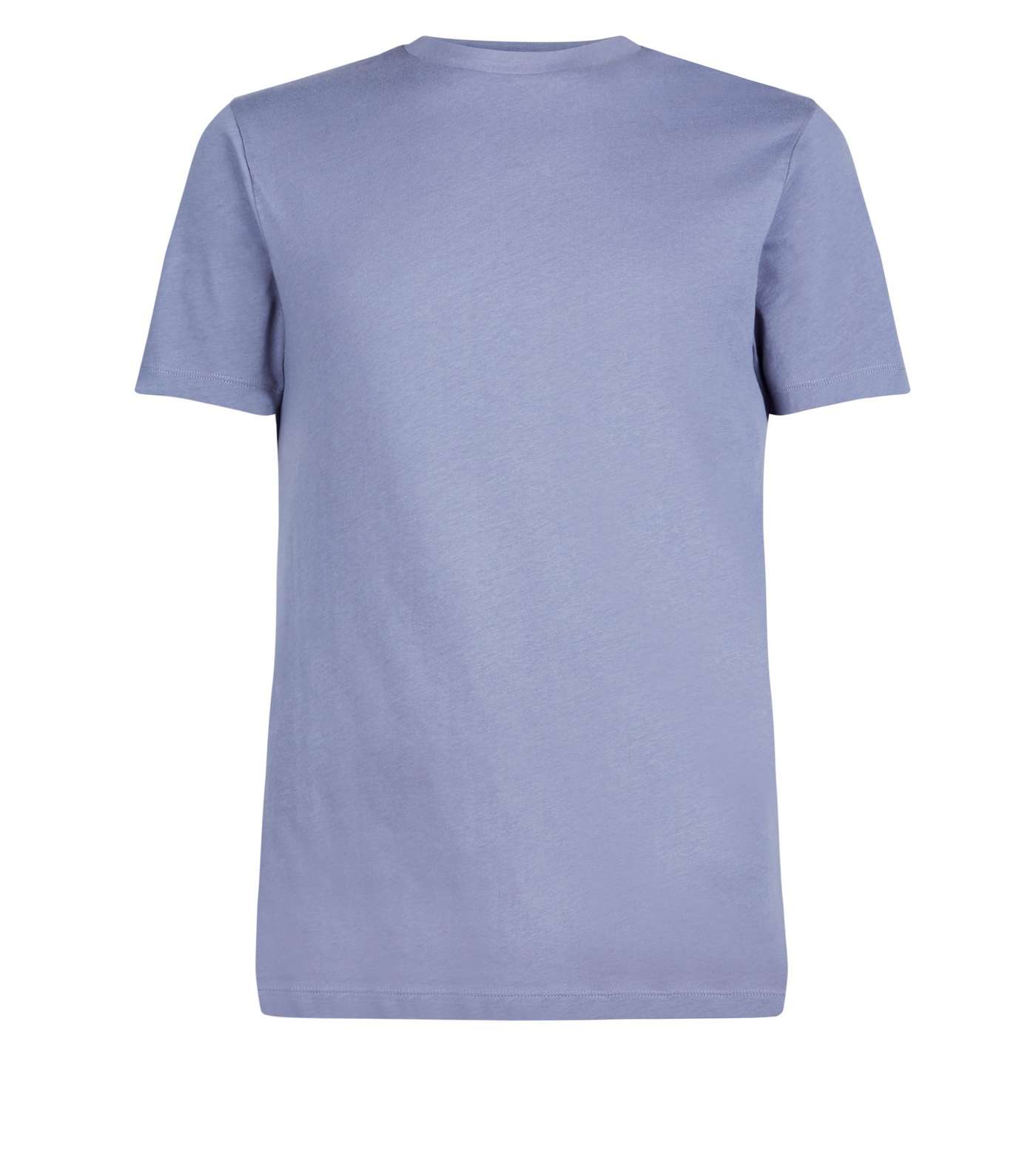 Pale Blue Short Sleeve Muscle Fit T-Shirt Image 4