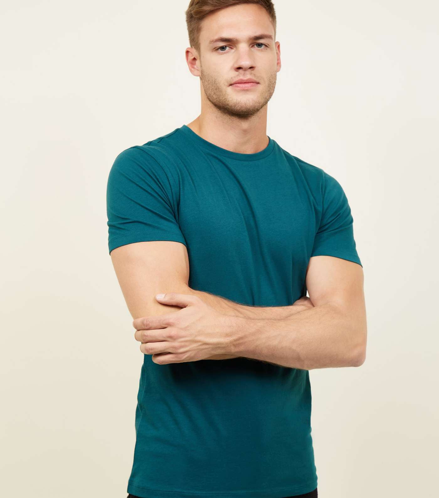 Teal Muscle Fit T-Shirt