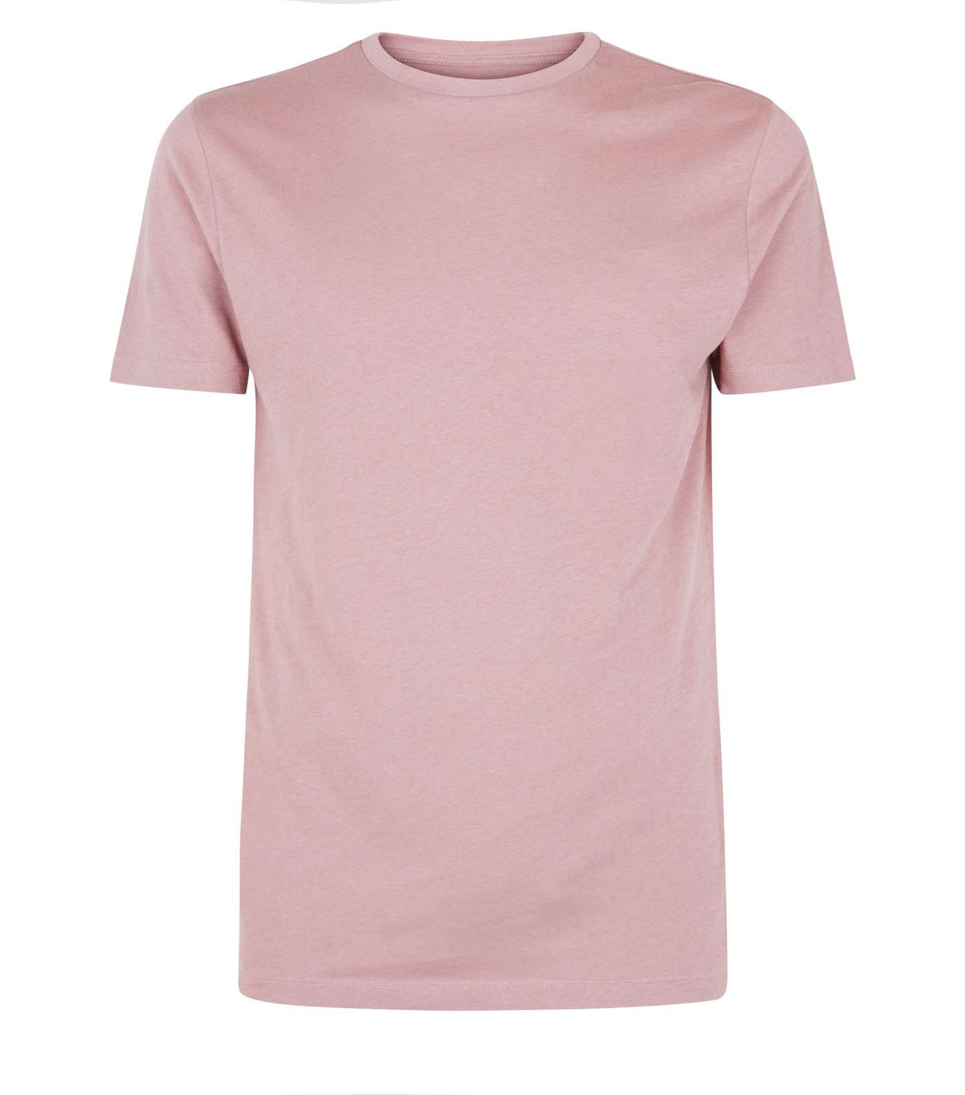 Pink Short Sleeve Muscle Fit T-Shirt Image 4