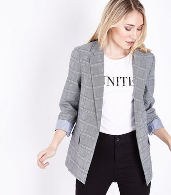 blazer gris femme