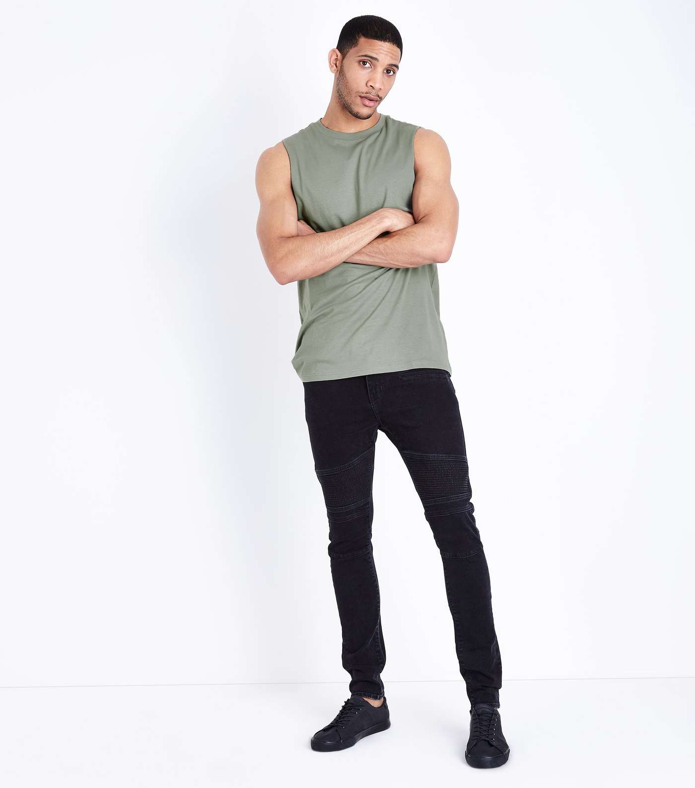 Olive Tank Top Image 2
