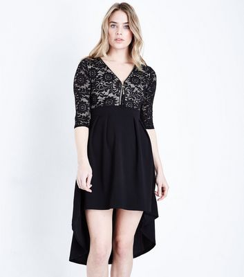 mela black lace dress