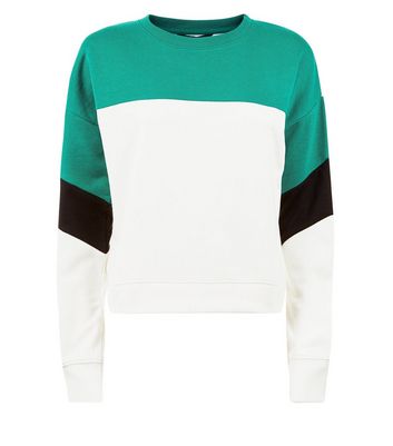 colour block sweatshirt womens