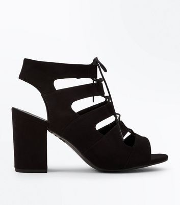 new look lace up sandals