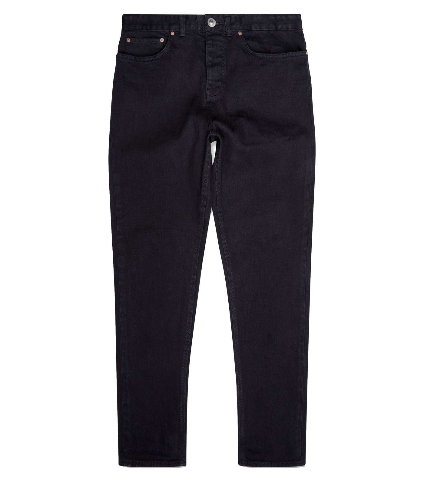 Black Tapered Jeans Image 4