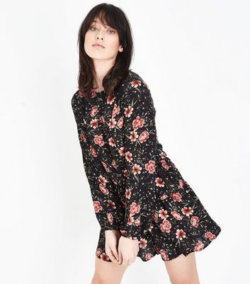 long sleeve playsuit new look