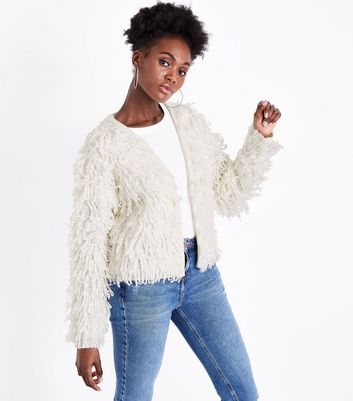 loop stitch cardigan