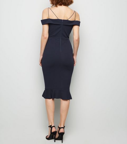 Navy Dresses | Navy Blue Maxi & Midi Dresses | New Look