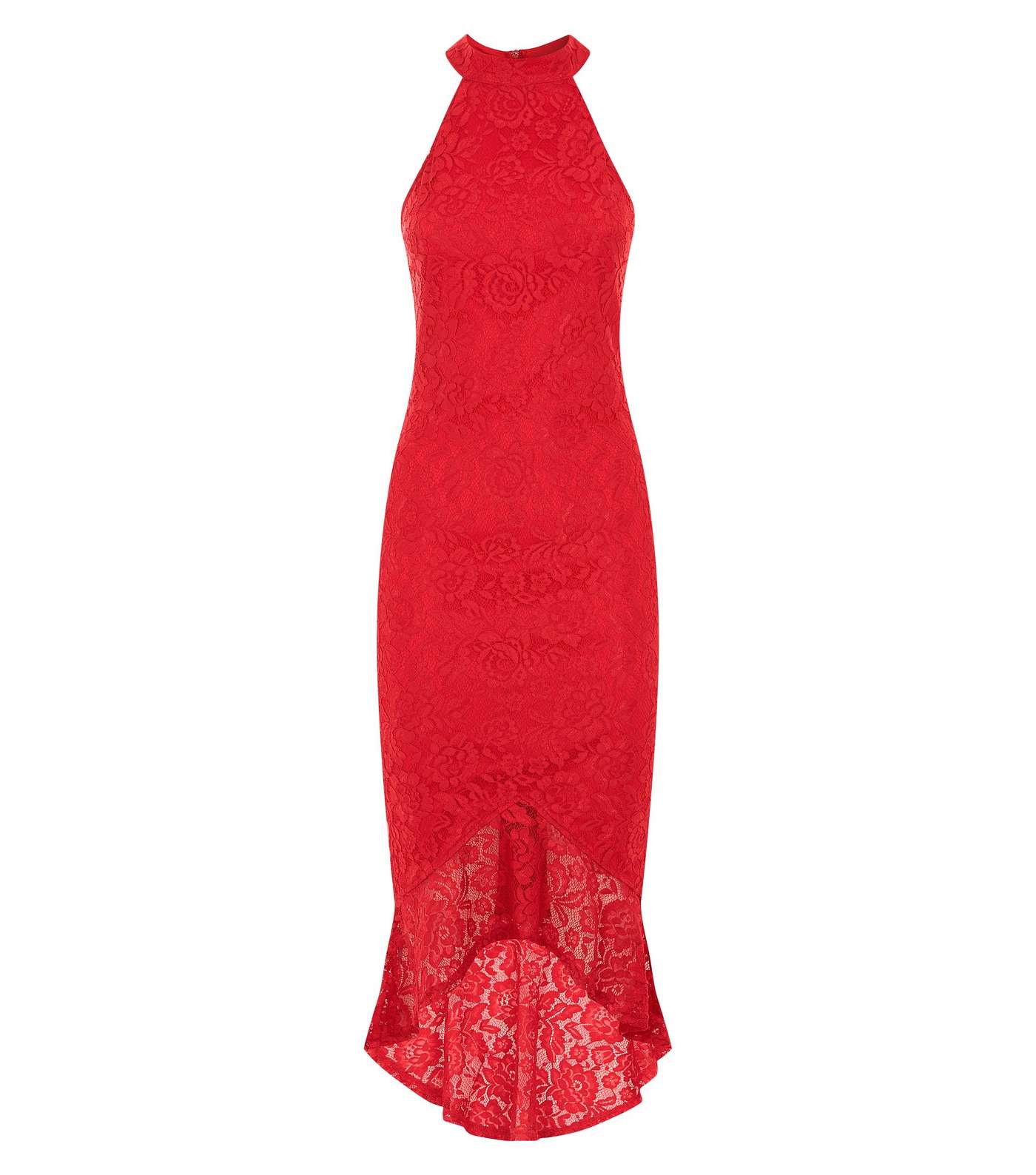 AX Paris Red Fishtail Lace Dress  Image 4