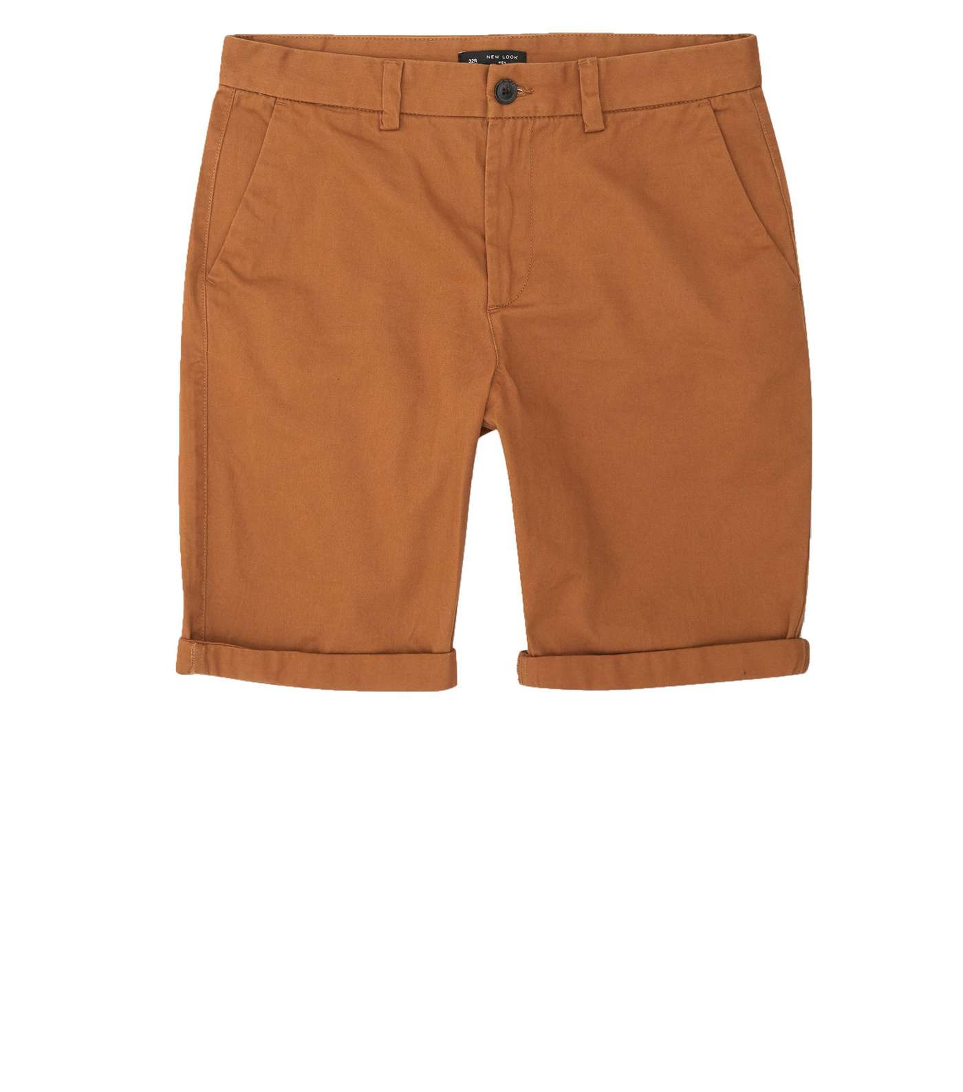 Rust Chino Shorts Image 4