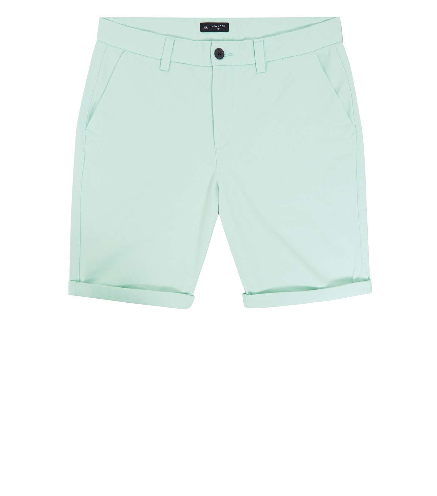 Mint Green Chino Shorts Image 4