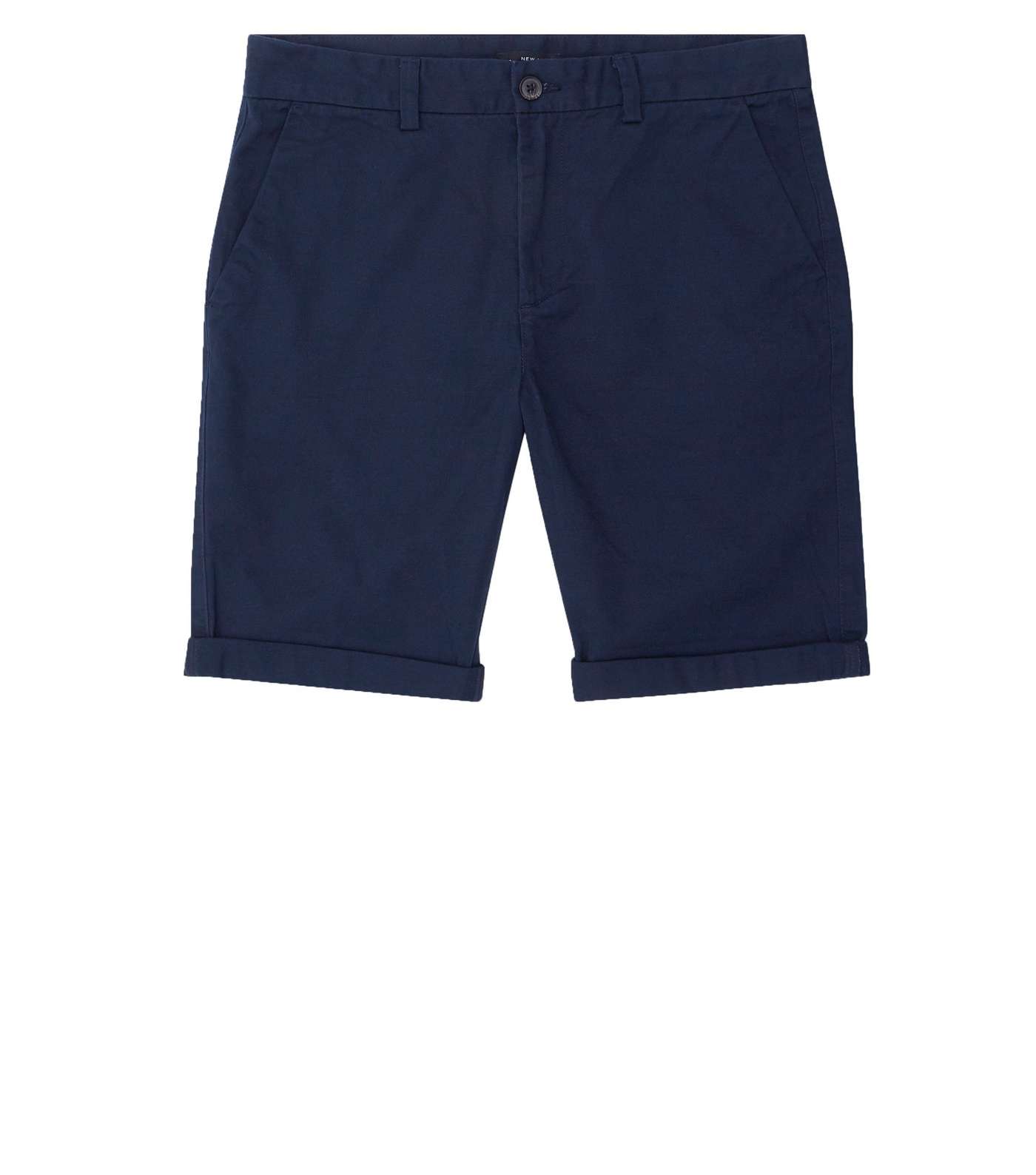 Navy Chino Shorts Image 4