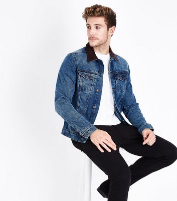 denim jacket corduroy collar