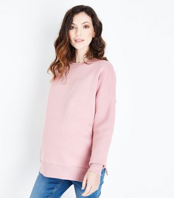 Side hotsell split sweatshirt