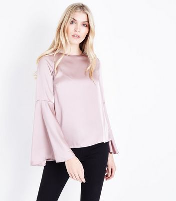 new look satin blouse