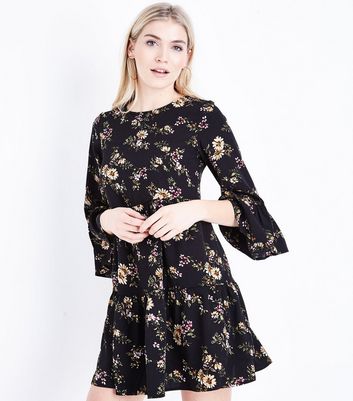 floral smock dress