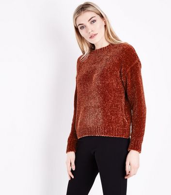 Pull maille chenille discount femme