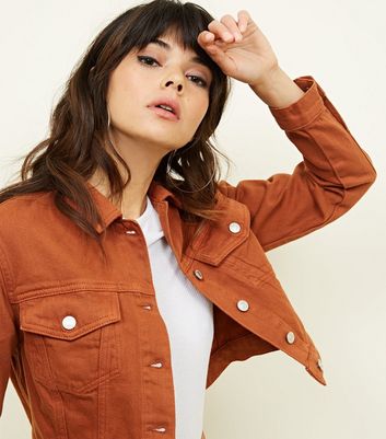 Rust deals denim jacket