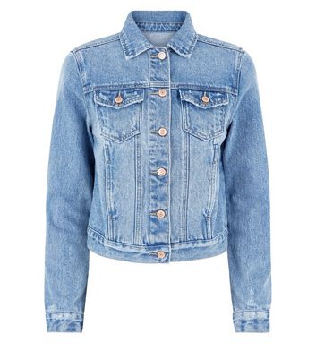 light coloured denim jacket