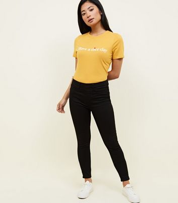 new look black jeggings