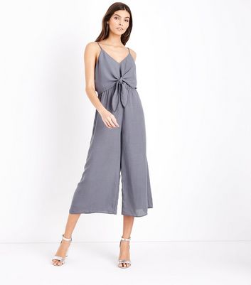 Grey jumpsuit sales new look