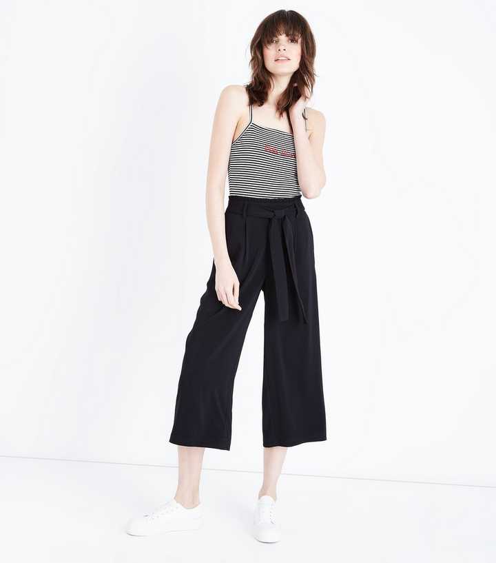 Black Tie Waist Trousers
