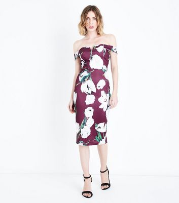 ax paris bardot midi dress