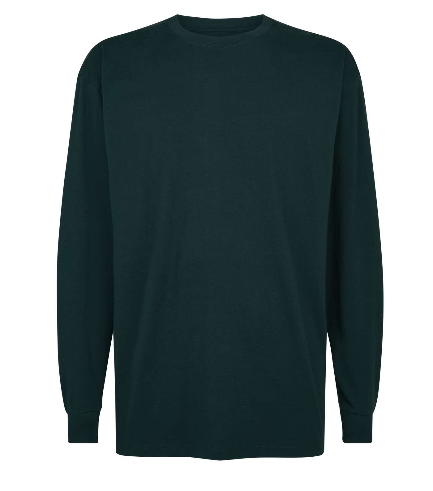 Green Cuffed Long Sleeve T-Shirt Image 4