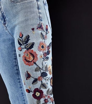 womens jeans with embroidery