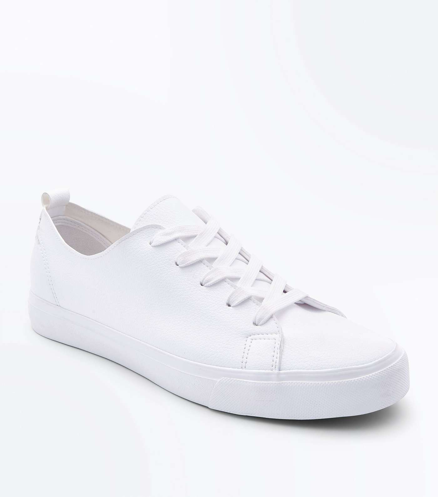 White Low Top Trainers