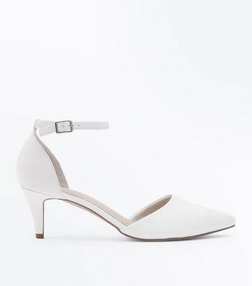white court shoes with ankle strap
