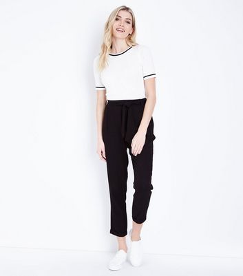 new look tapered trousers