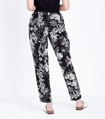 petite floral joggers