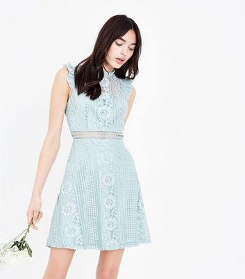 new look mint dress