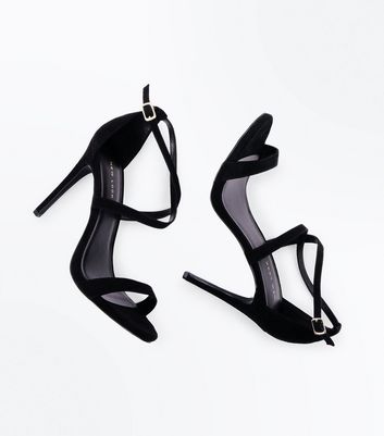 black strappy sandals new look