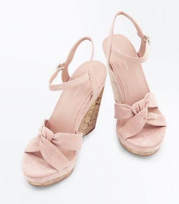 New look sale nude wedges