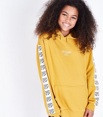 girls mustard hoodie