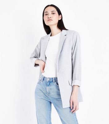 pale grey blazer
