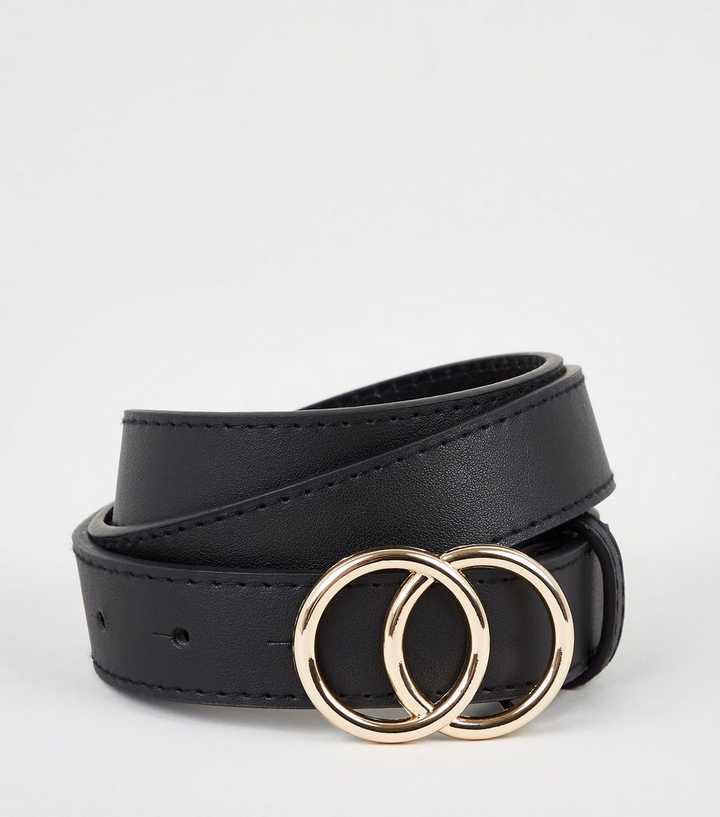 Black Circle Trim Belt