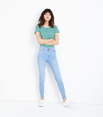 new look light blue jeans