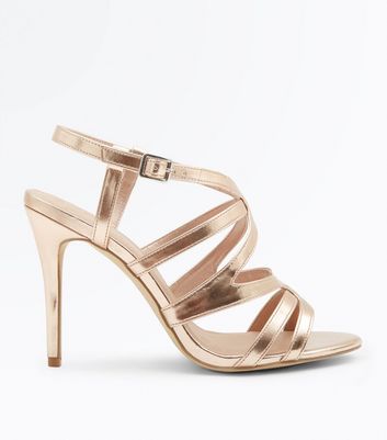 wide fit caged sandals