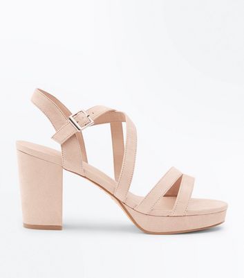 Newlook deals nude sandals