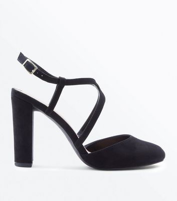 wide fit closed toe heels