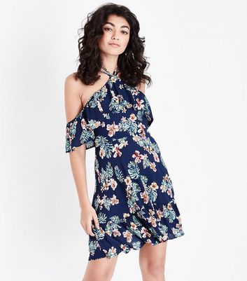 new look halter neck dress